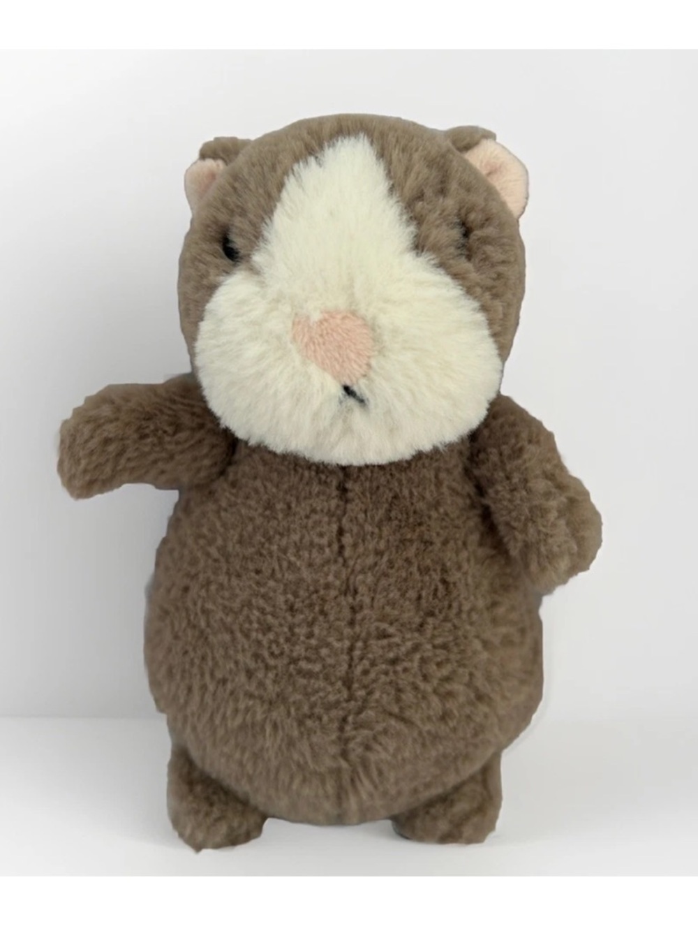 Jellycat Happy Nutmeg Hamster RARE Retired Stuffed Animal Plush Toy Collector 6”